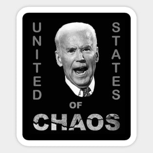 Biden in Chaos Sticker